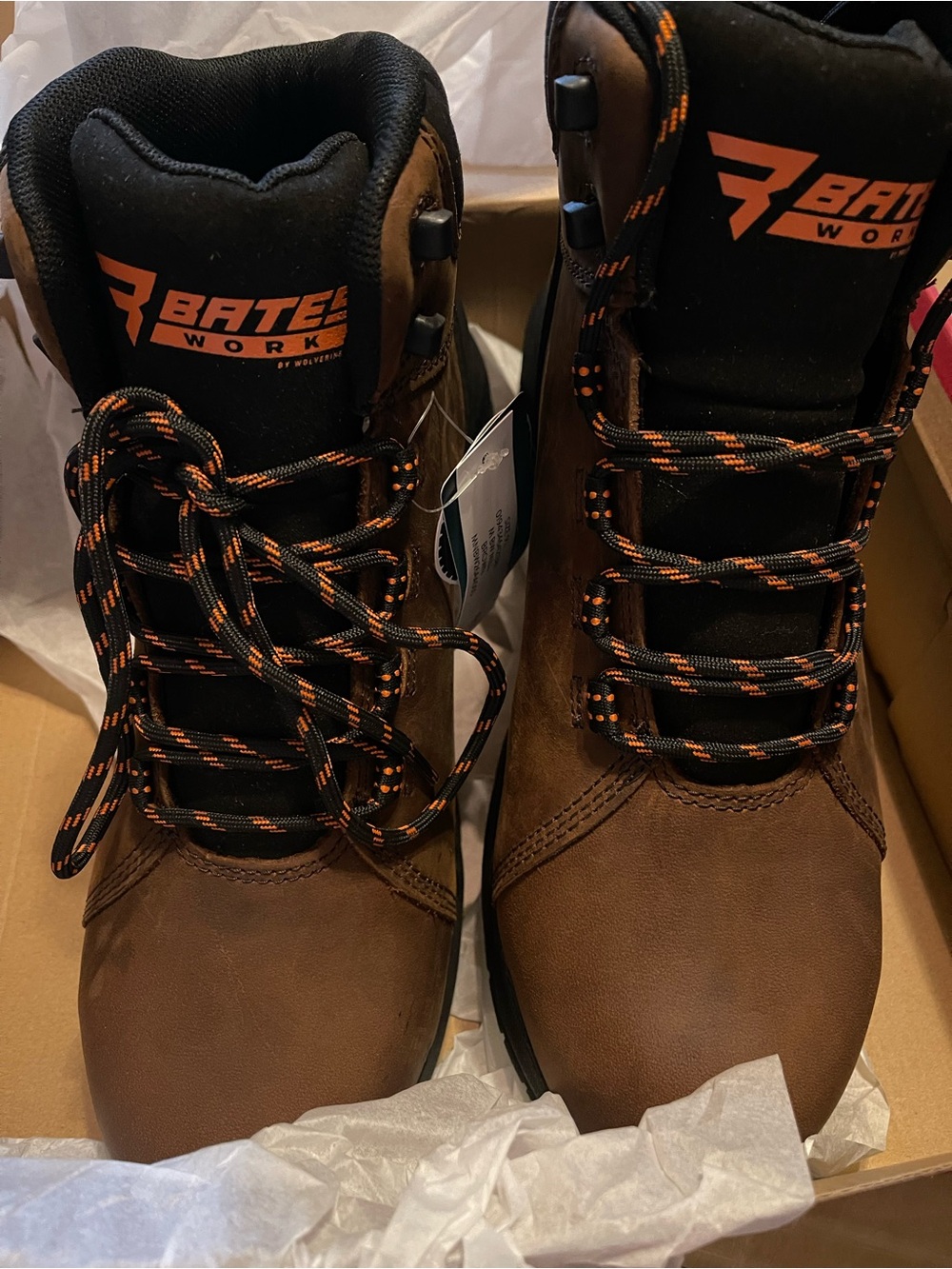 Mill Waterproof Composite Toe Men's Brown Work Boot 9.5sz nwt